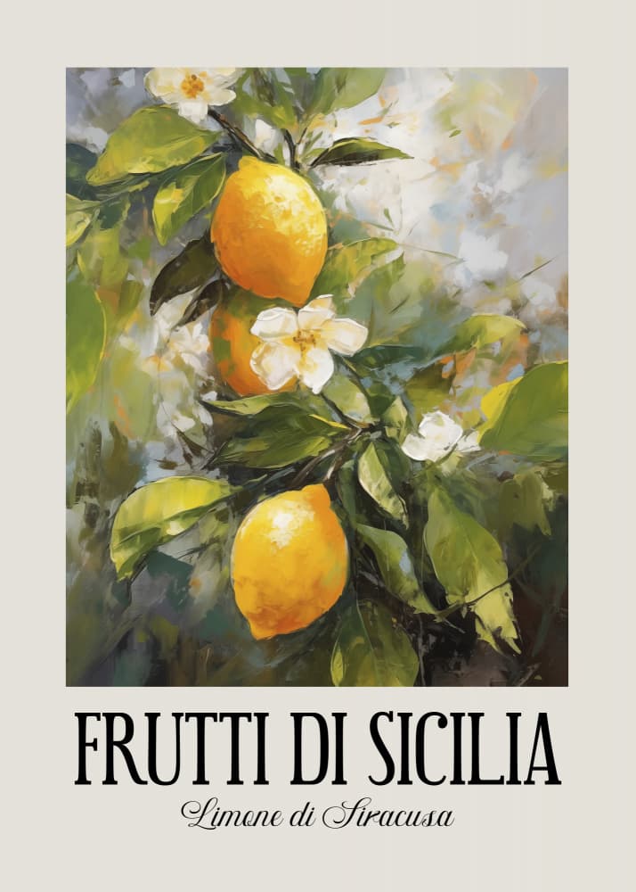 Vibrant Sicilian Lemons