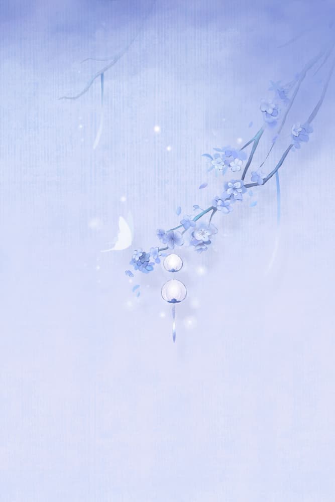 Dreamy Blue Blossoms by Xuan Thai — canvas wall art