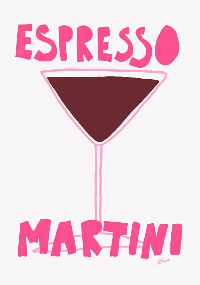 Espresso Martini by Athene Fritsch — canvas wall art