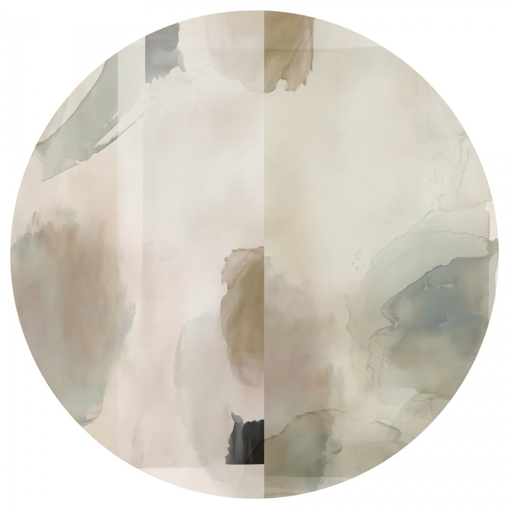 Neutral Fluid Abstract by cartissi — canvas wall art