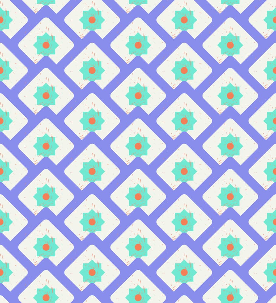 Vibrant Purple Diamond Flowers by Marika Barsrsind — canvas wall art