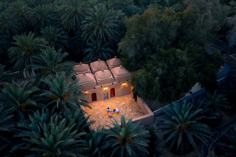 Desert Oasis Evening by Haitham AL Farsi — canvas wall art