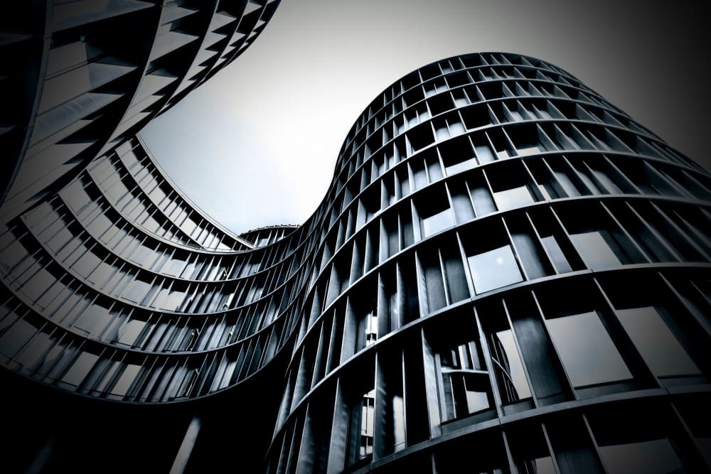 Sleek Urban Curves by Elizabeth Allen — canvas wall art