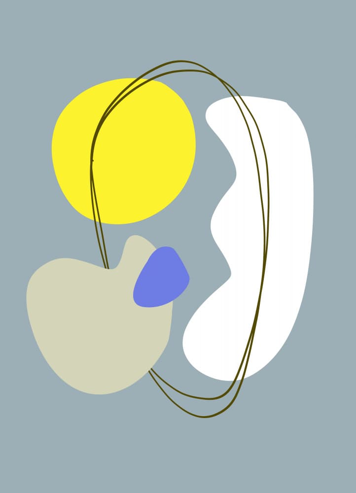 Serene Abstract Design by Studio Memb — canvas wall art