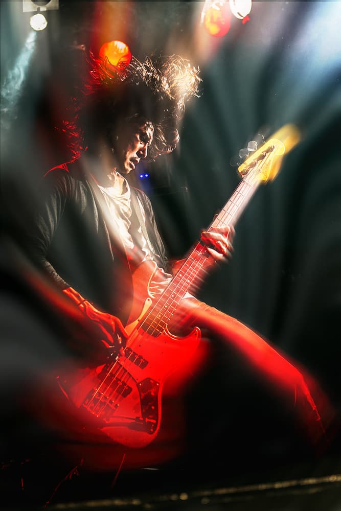 Energetic Bass Performance by Kenji Nakamatsu — canvas wall art