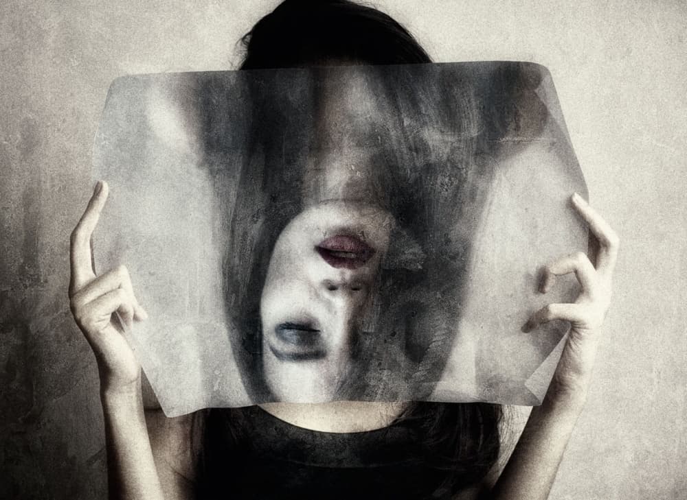 Inverted Face Reflection by Hari Sulistiawan — canvas wall art