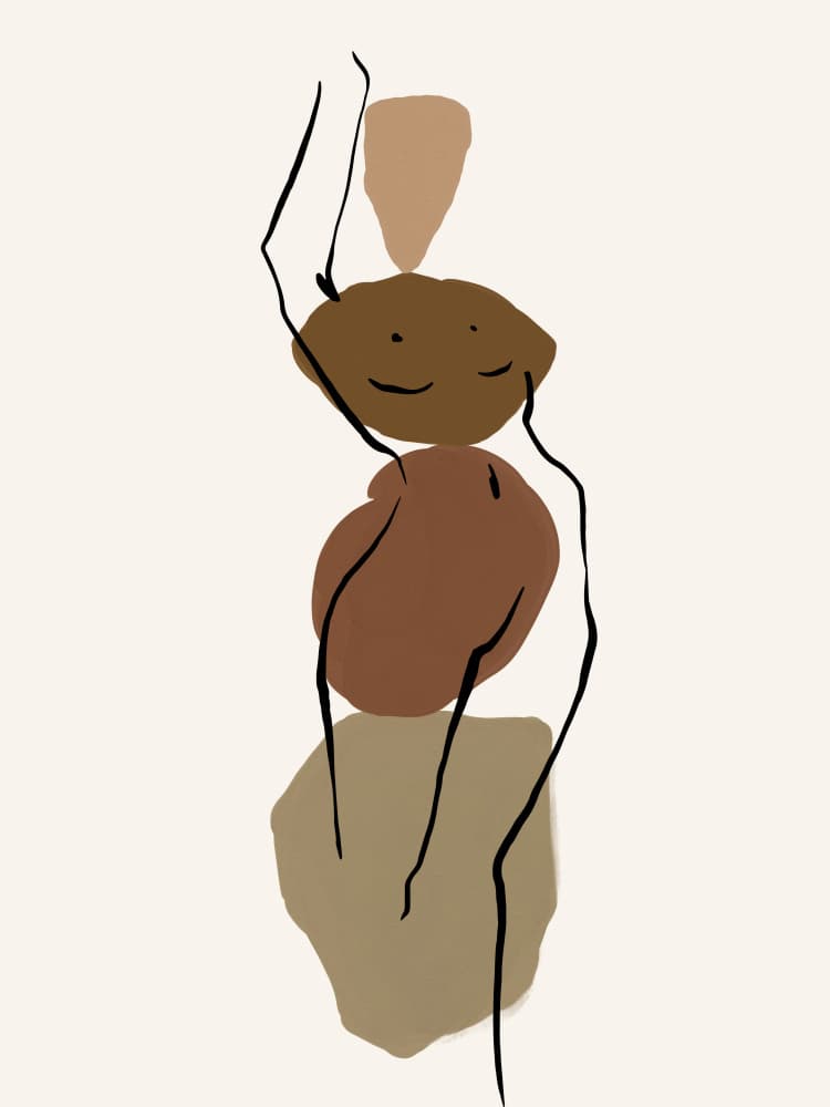 Floating Balance by Treechild — canvas wall art