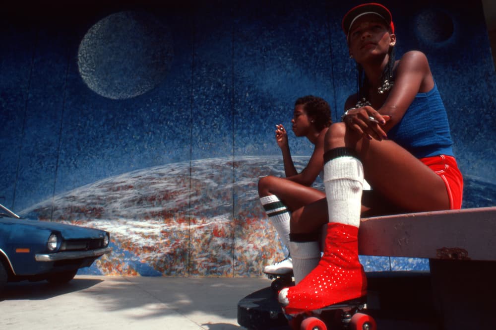 Cosmic Roller Girls by Dieter Matthes — canvas wall art