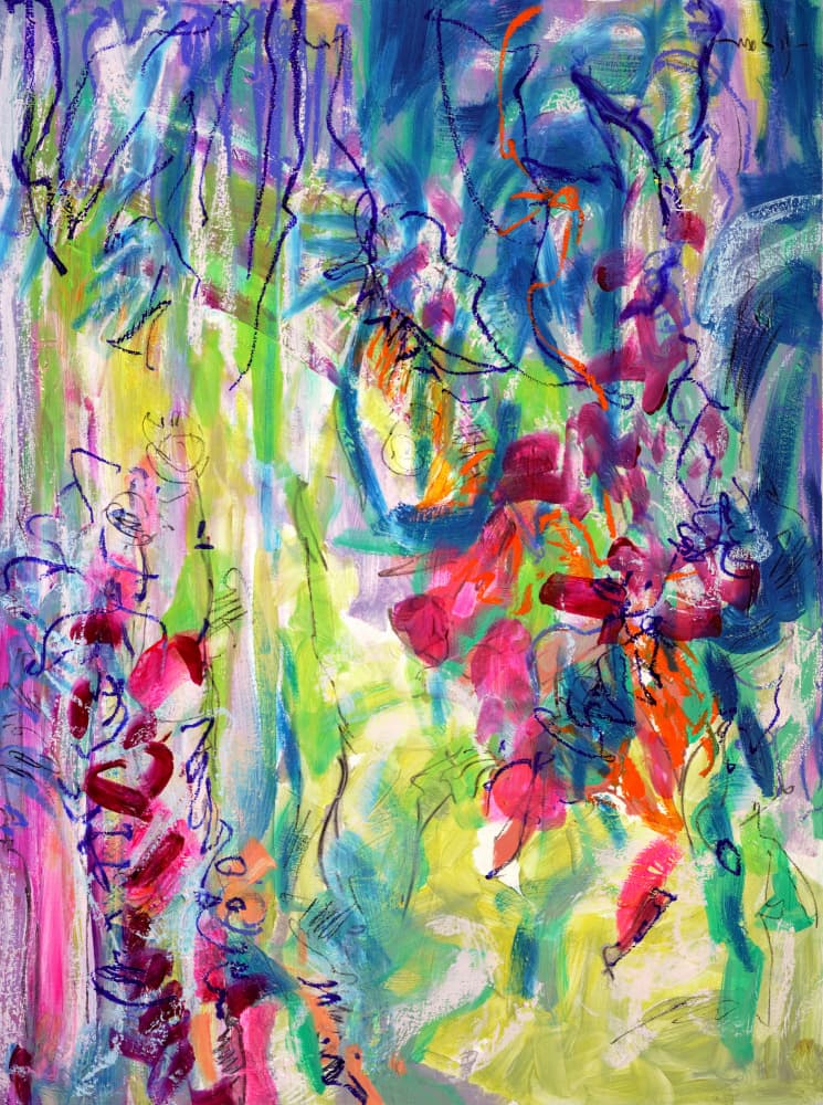 Vibrant Whirlwind by Dorothy Fagan — canvas wall art