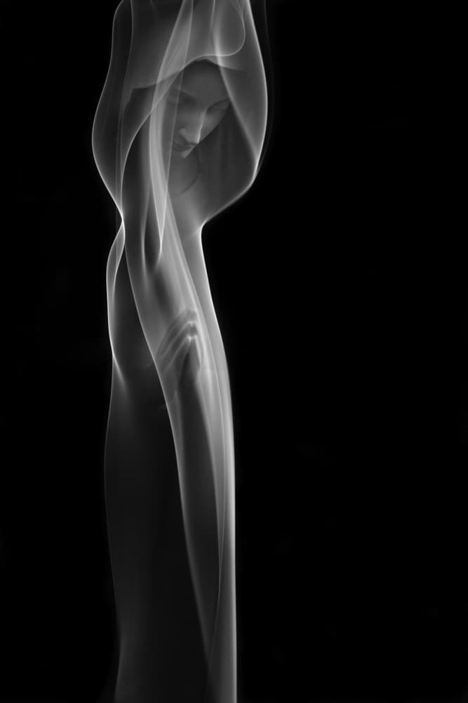 Ethereal Smoke Woman by Azriel Yakubovitch — canvas wall art