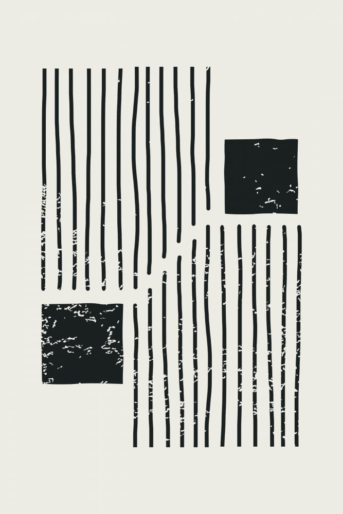 Abstract Textured Grid by jay stanley — canvas wall art