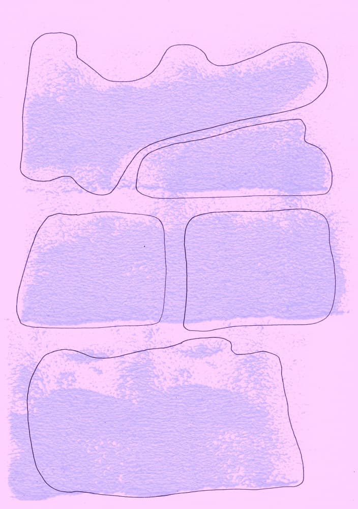 Soft Organic Forms by Santhosh ch — canvas wall art