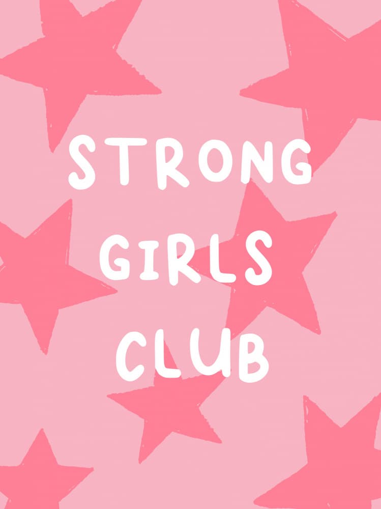 Strong Girls Club by Aislinn Simmonds — canvas wall art