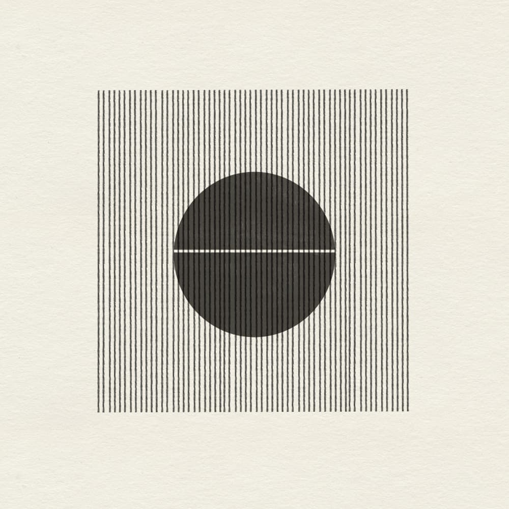Line and Circle Harmony by THE MIUUS STUDIO — canvas wall art