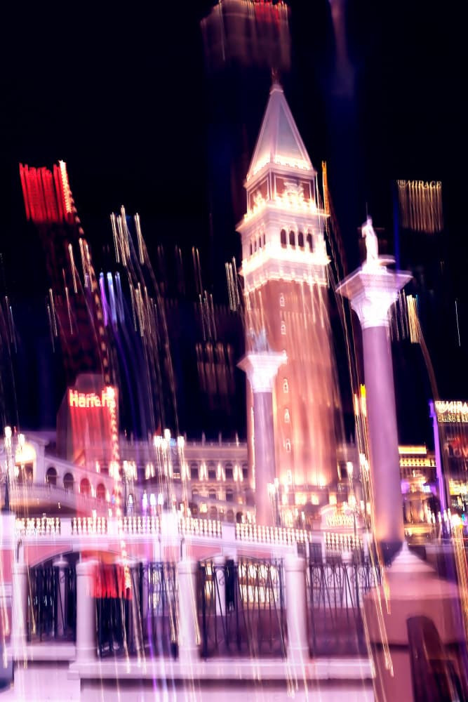 City Lights Motion Blur by Pictufy Studio III — canvas wall art