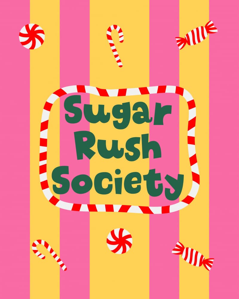 Sugar Rush Society by Deepthi s — canvas wall art