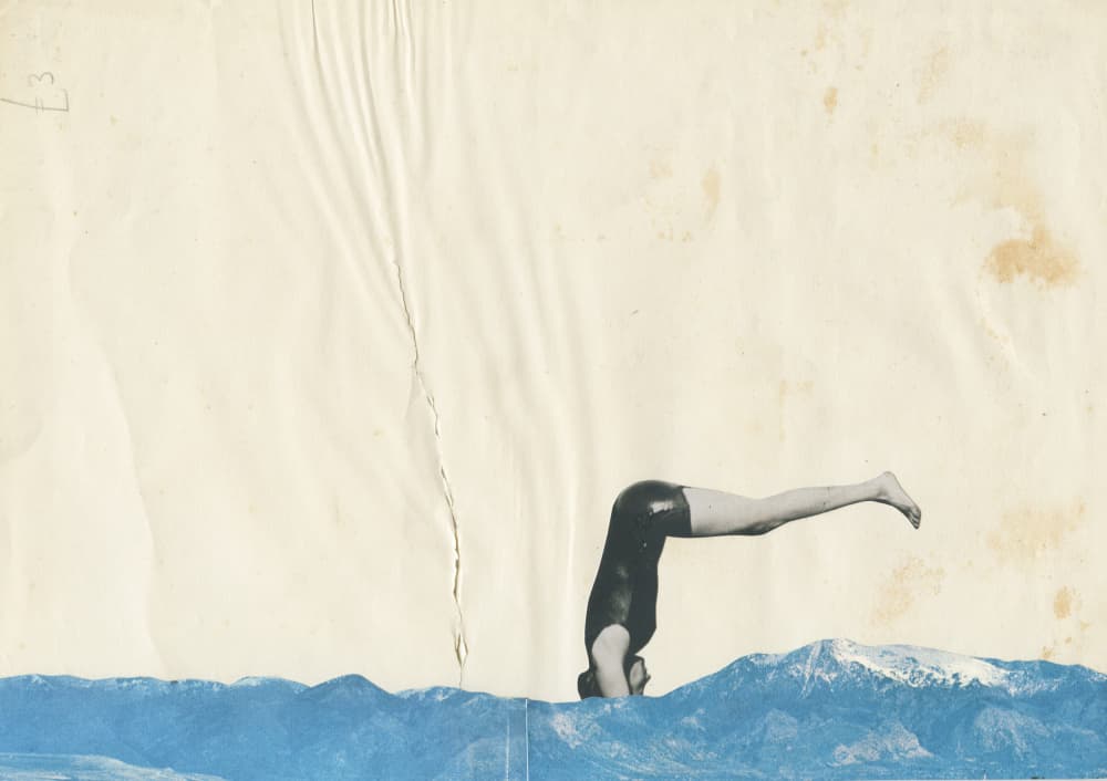 Surreal Mountain Headstand