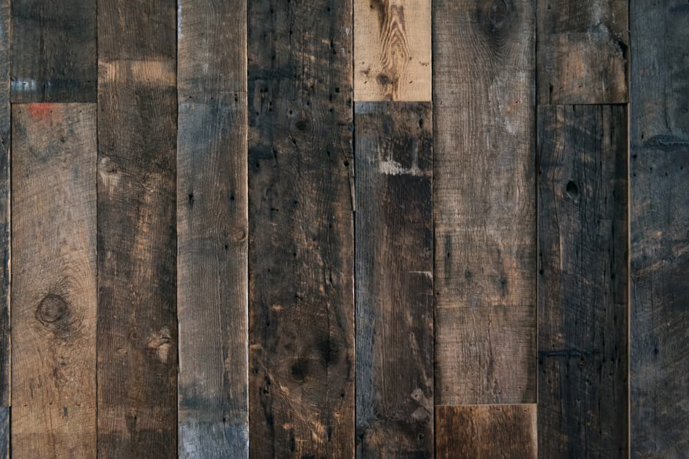 Dark Rustic Planks by Tim Mossholder — canvas wall art