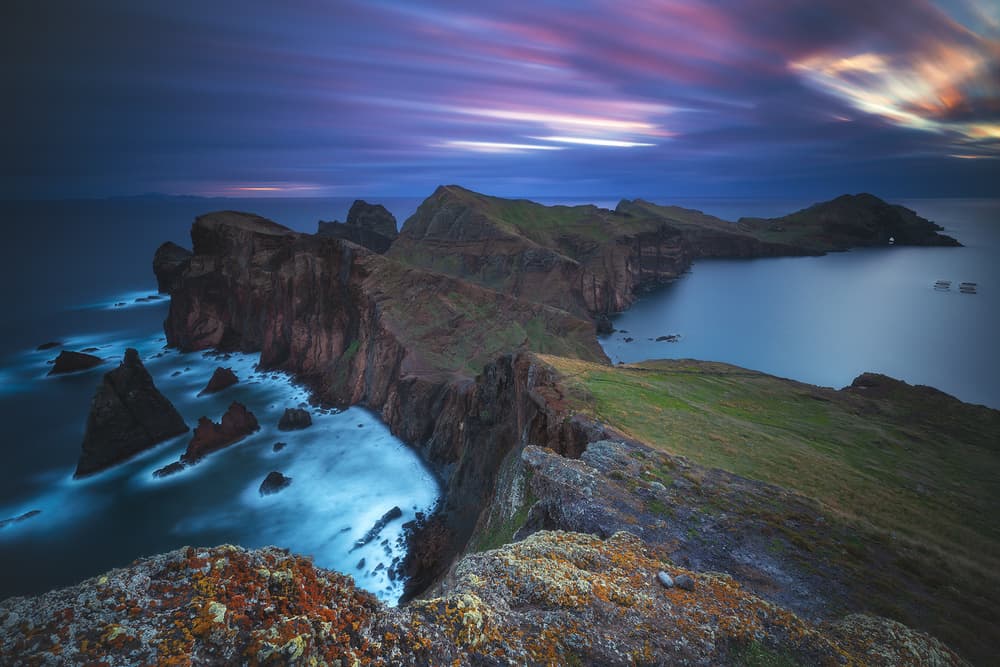 Dramatic Coastal Twilight by Jean Claude Castor — canvas wall art