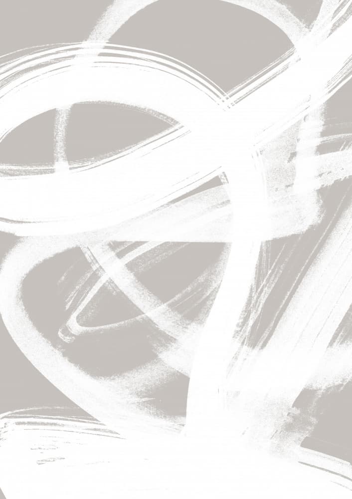 Abstract Brush Strokes 6 A1 by Mareike Böhmer — canvas wall art