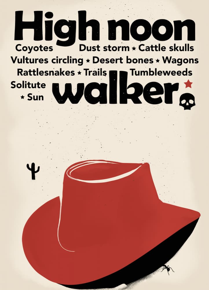 High Noon Desert Walker by Dion Gem — canvas wall art