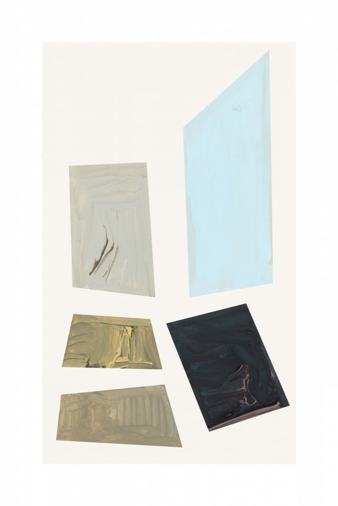 Floating Color Forms by cartissi — canvas wall art