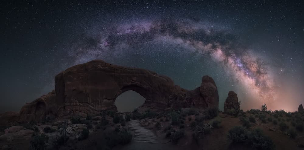 Double Arch by Carlos F. Turienzo — canvas wall art