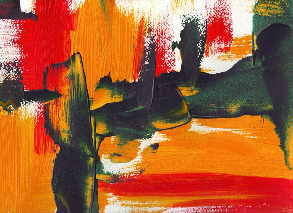 Vibrant Abstract Painting by Rafal Kulik — canvas wall art