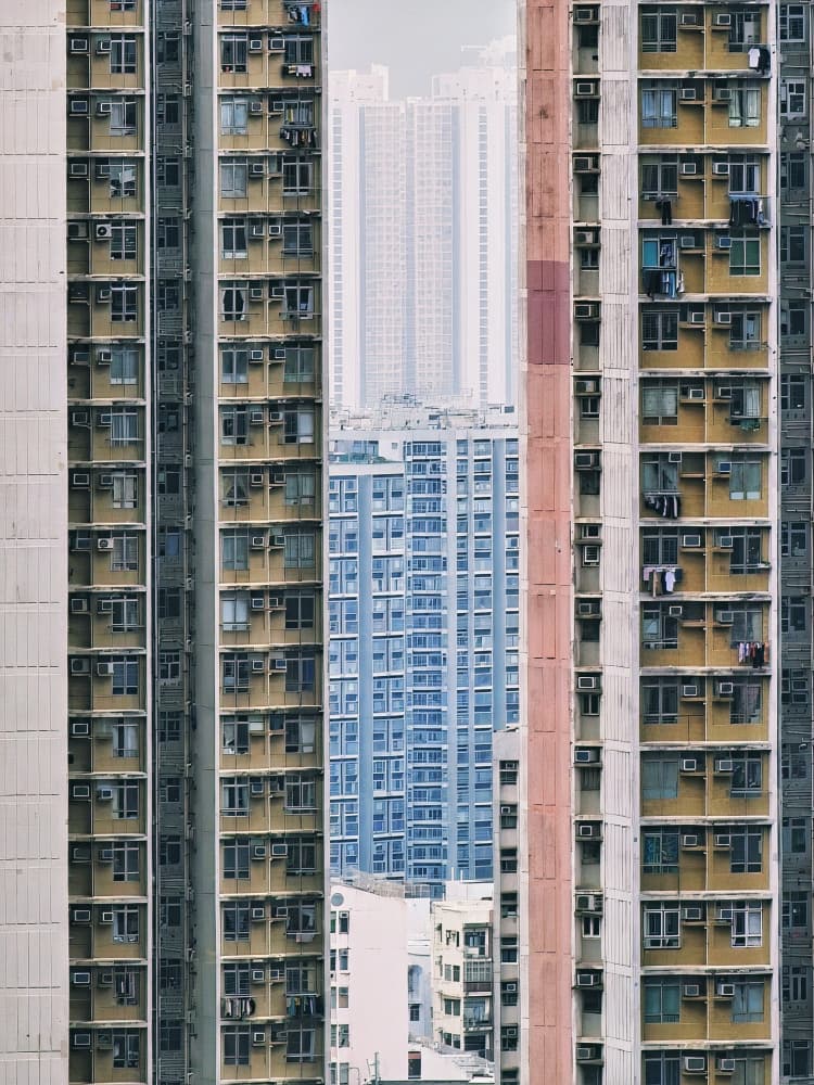 Hong Kong Urban Density by Tong Ho Chung Howard — canvas wall art