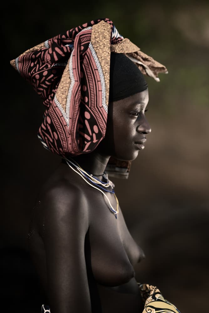 Ovakuvale tribal girl by Trevor Cole — canvas wall art