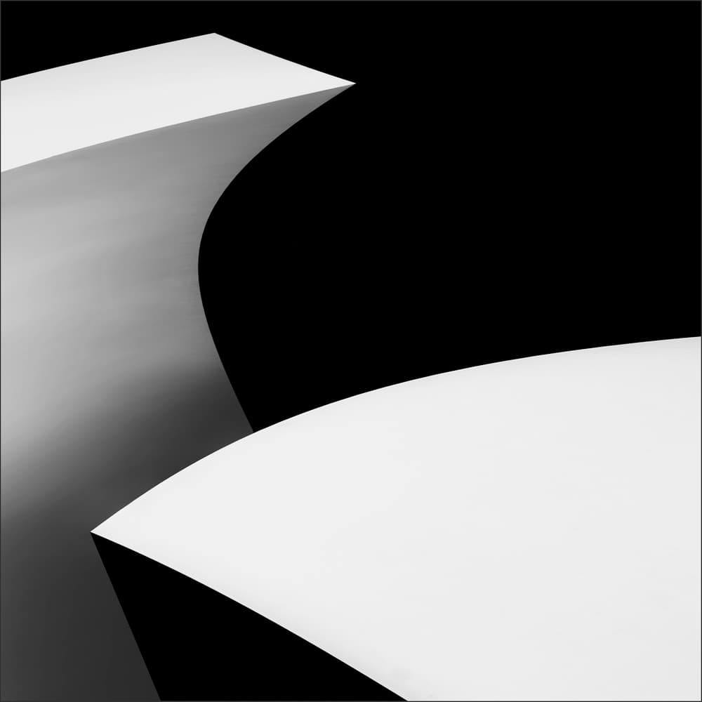 Abstract Architectural Curves by Gilbert Claes — canvas wall art