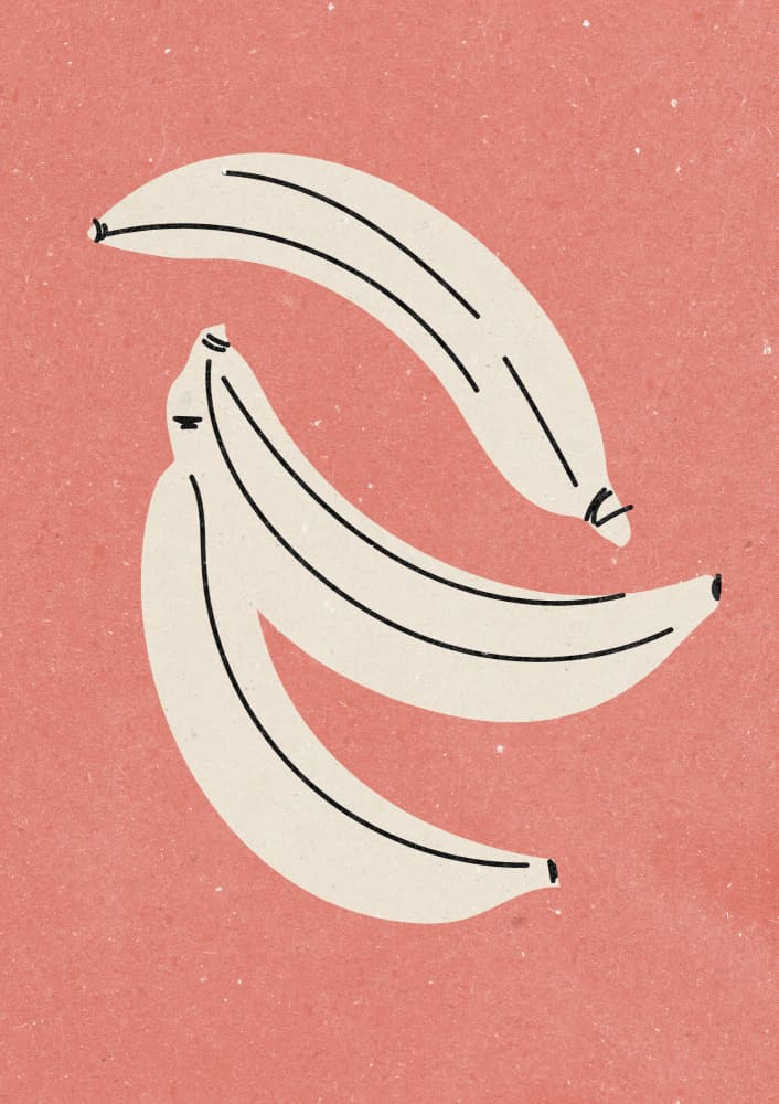 Banana by NKTN — canvas wall art