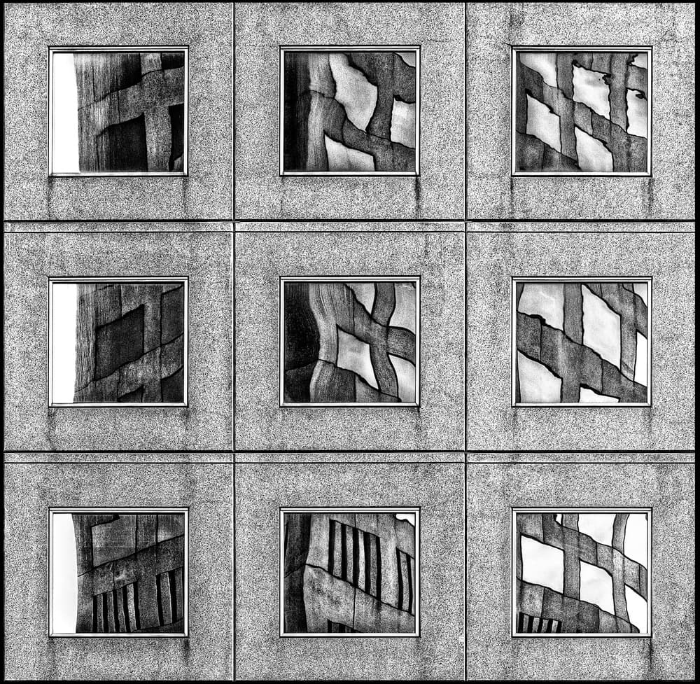 Urban Window Reflections by Wayne Pearson — canvas wall art