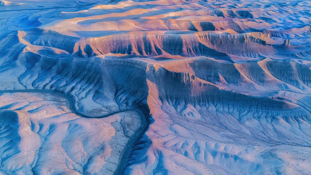 Badlands Morning Glow by Annie Zhang — canvas wall art