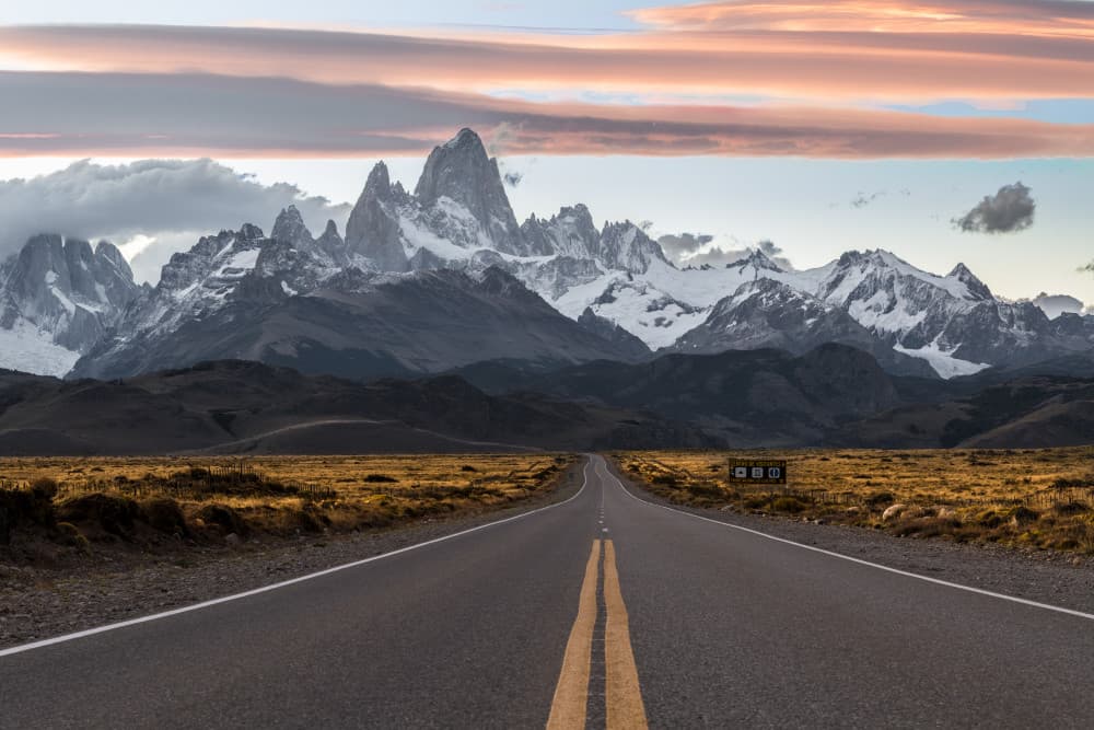 Patagonia Mountain Road by Patrick Dessureault — canvas wall art