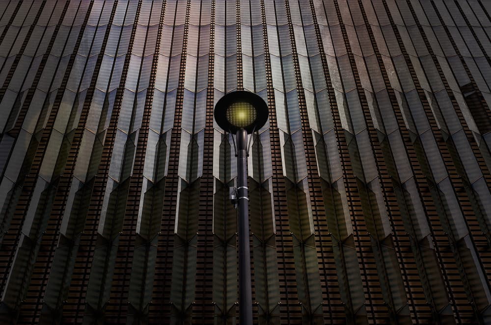 Modern Building Light by Wim Schuurmans — canvas wall art