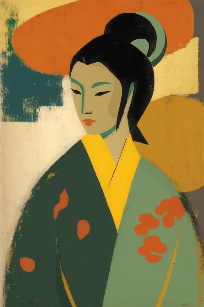 Elegant Portrait by Treechild — canvas wall art