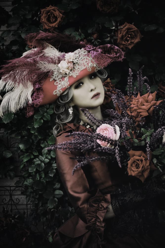 Gothic Garden Muse by KOIKI — canvas wall art