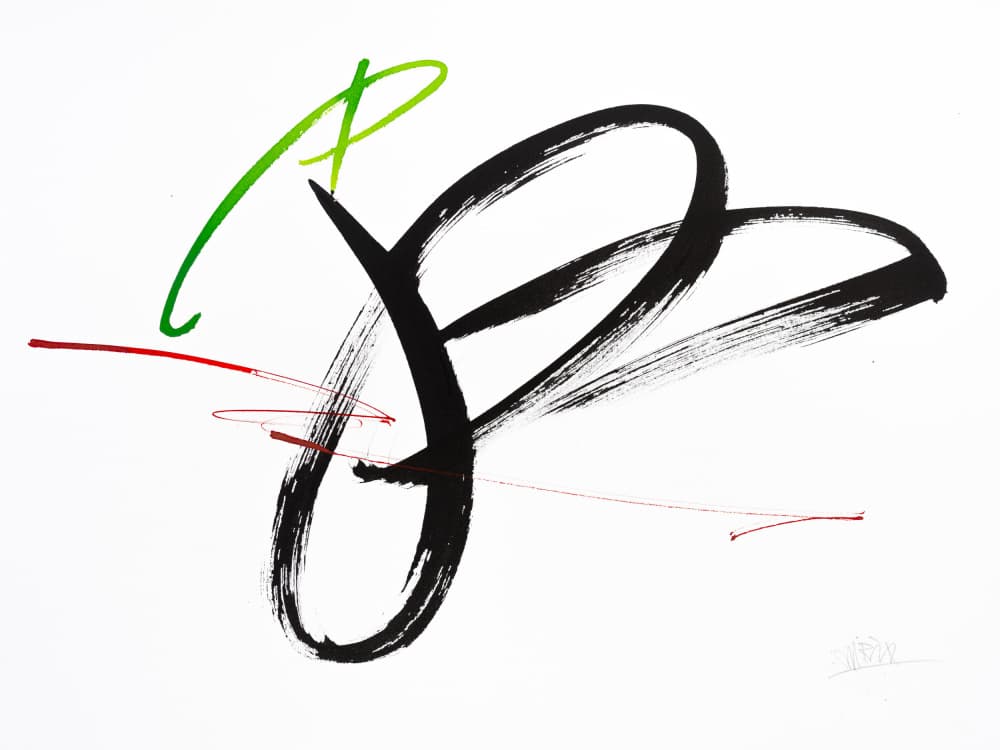 Vibrant Abstract Strokes by Mette Rix — canvas wall art