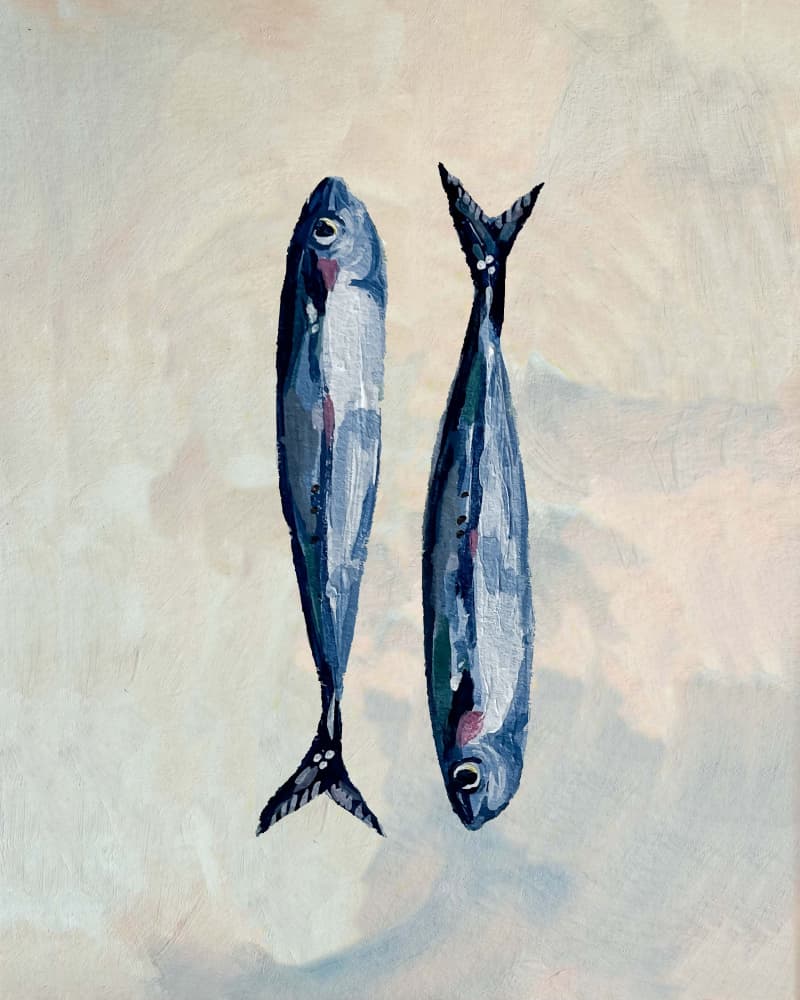 Sardines In Blue