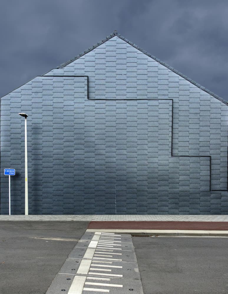 Geometric Urban Wall by Jef Van den Houte — canvas wall art