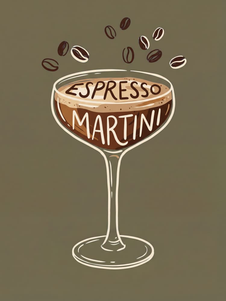Espresso Martini Delight by Andreas Magnusson — canvas wall art