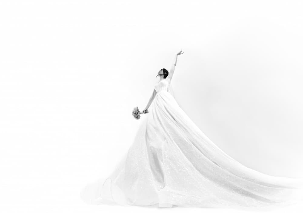 White Wedding Grace by Ardalan Hamedani — canvas wall art