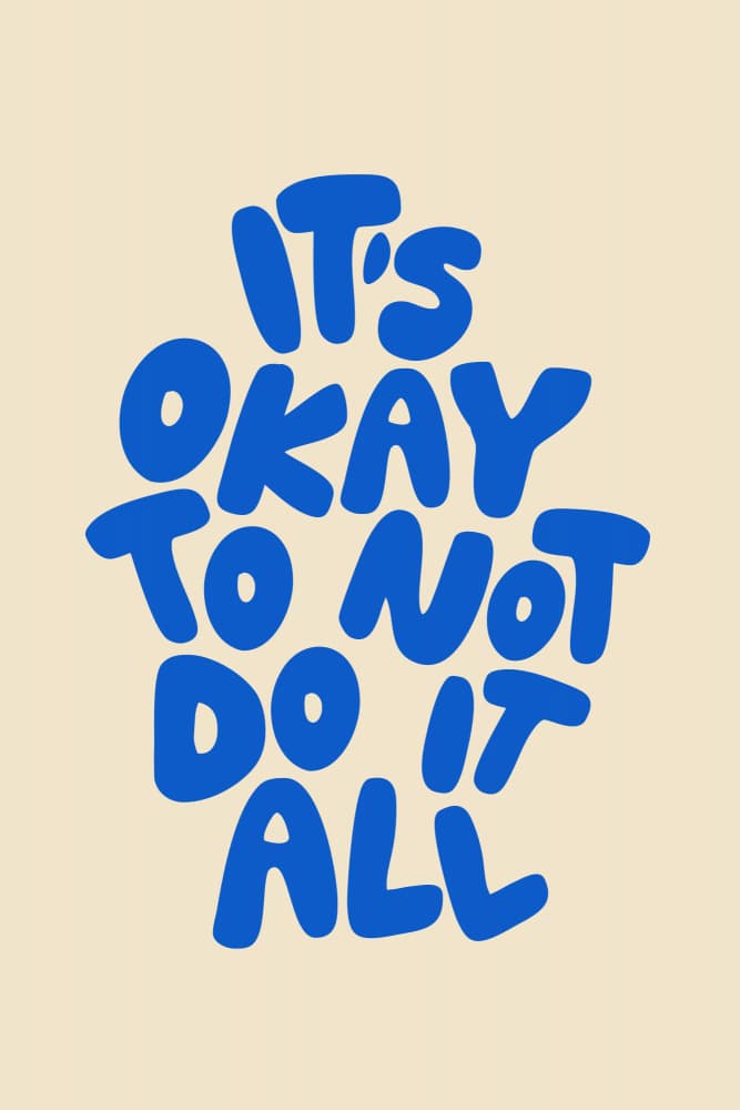 It's Okay Message by Brett Wilson — canvas wall art