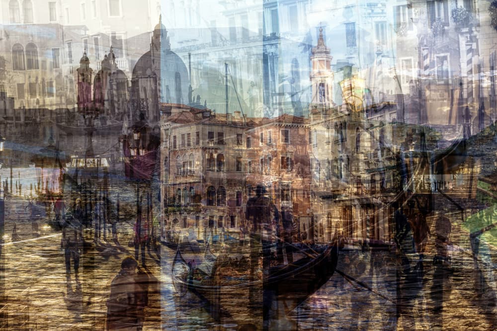 Dreamy Venice Canal by Alessio Trerotoli — canvas wall art