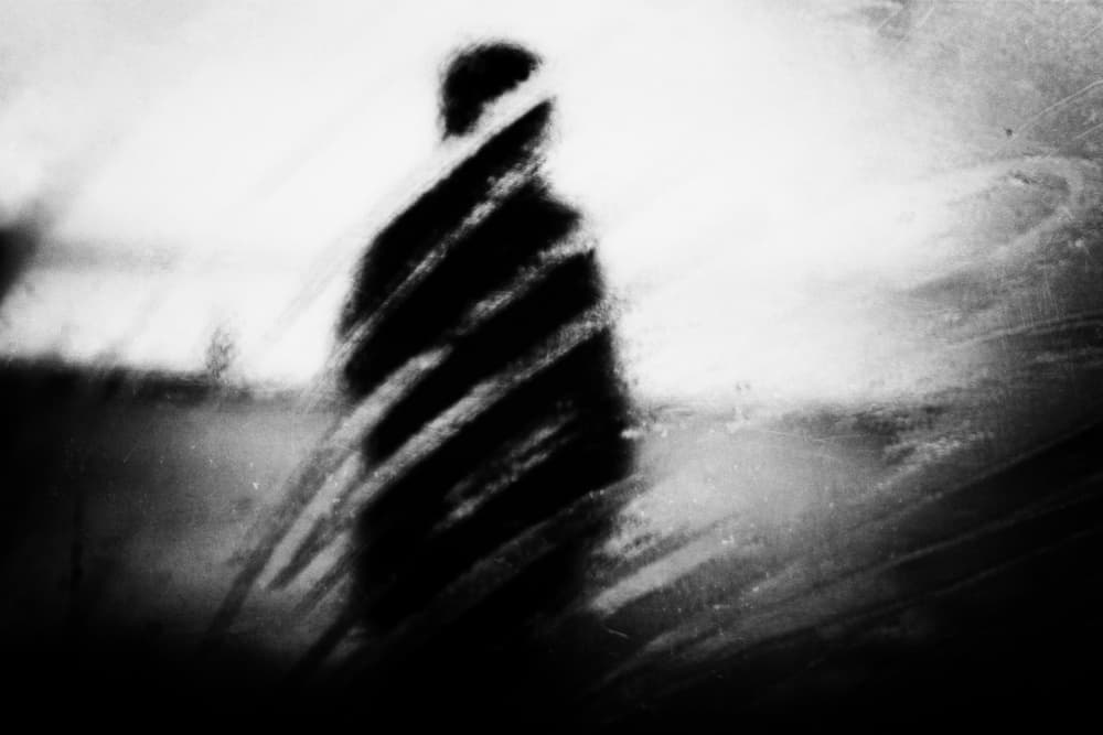 Mysterious Blurred Silhouette by Emilian Avramescu — canvas wall art
