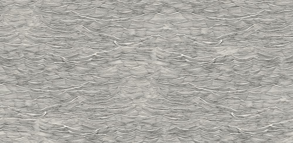 Fluid Silver Texture by Hendon Lane — canvas wall art
