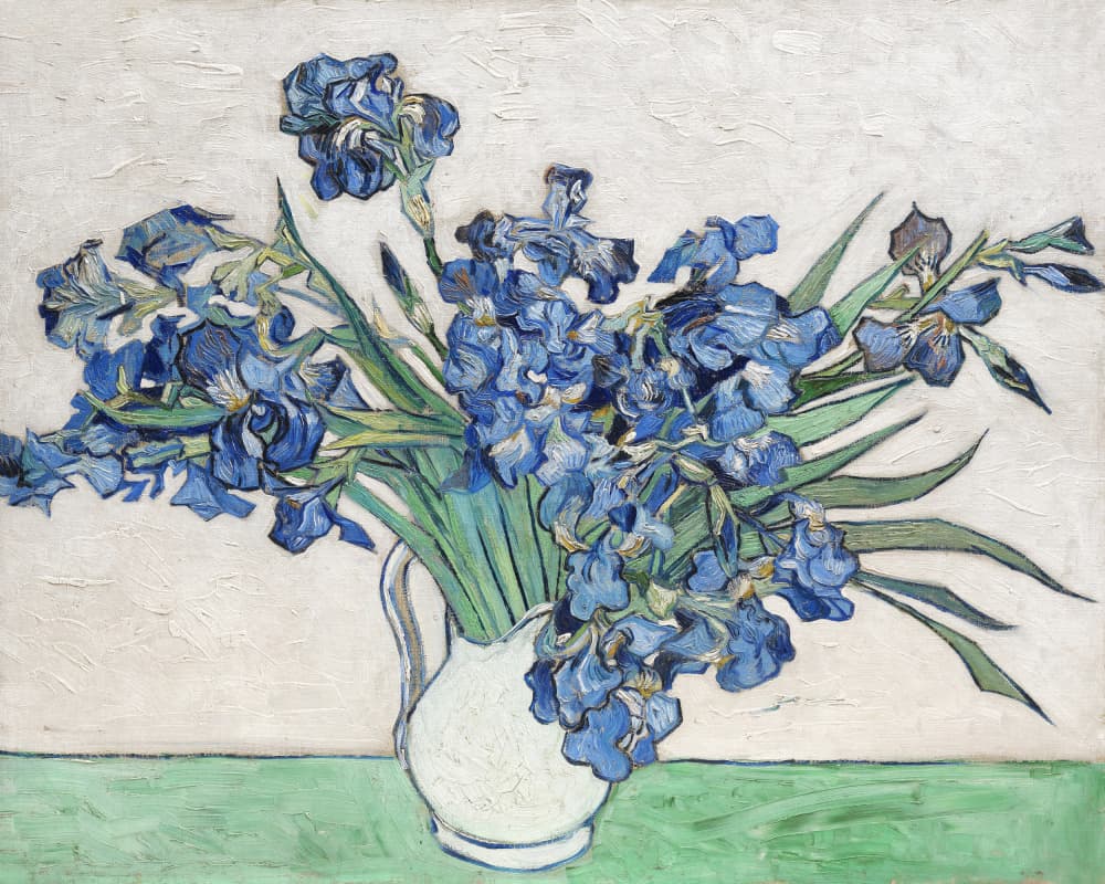 Vincent Van Gogh's Irises (1890). by Vincent Van Gogh — canvas wall art