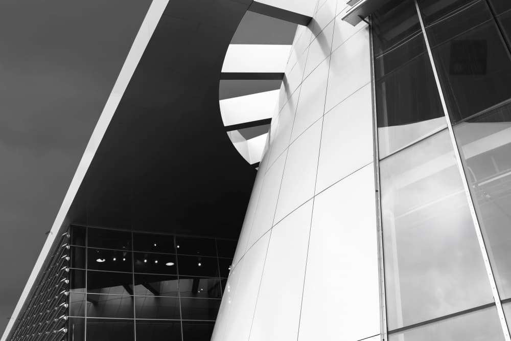 Striking Modern Structure by Roswitha Schleicher-Schwarz — canvas wall art