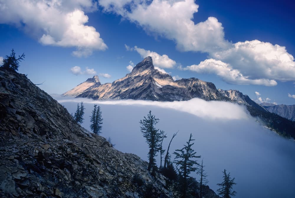 Peaks Above Clouds by James K. Papp — canvas wall art